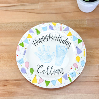Party Birthday Cake Plate