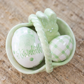 Gingham Easter Egg Set