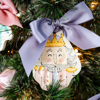 Nutcracker Clay Ornament