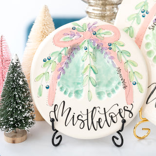 Mistletoes Clay Plaque