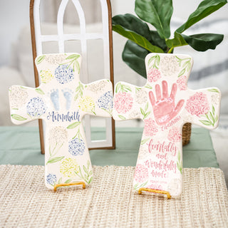 Sadie's Hydrangea Clay Cross Plaque