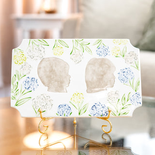 Sadie's Hydrangea Clay Silhouette Plaque