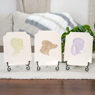 Classic Clay Silhouette Plaque