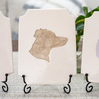 Classic Clay Silhouette Plaque