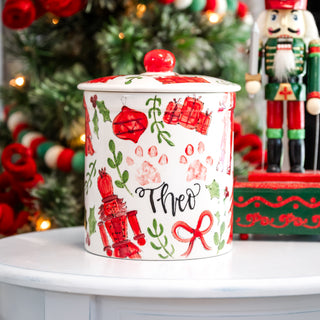 Nutcracker Chinoiserie Petite Cookie Jar