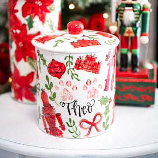 Nutcracker Chinoiserie Petite Cookie Jar