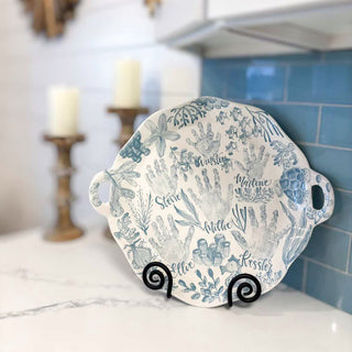 Beachy Chinoiserie XL Tray