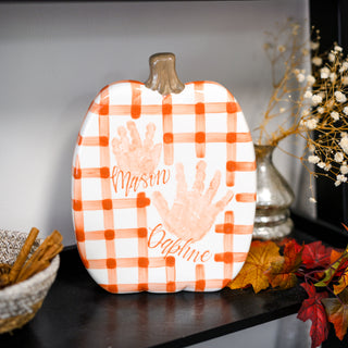 Gingham Flat Pumpkin