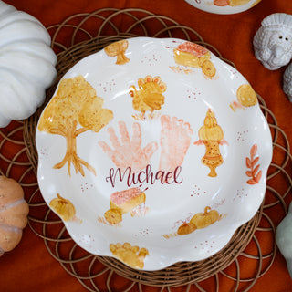 Autumn Harvest Serving Bowl