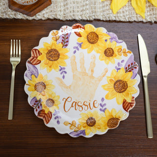 Fall Sunflowers Petite Platter