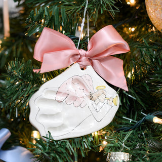 Angel Clay Ornament