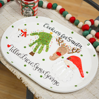 Christmas Buddies Clay Dish