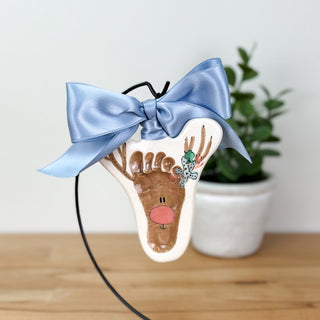 Reindeer Clay Ornament