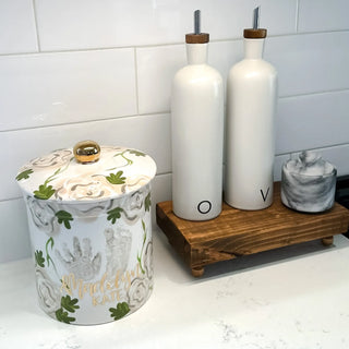 Elegant Flowers Petite Canister