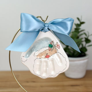 Santa Clay Ornament