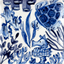 Blue Beachy Chinoiserie