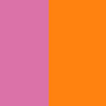 Hot Pink and Orange