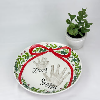 Holiday Wreath Platter