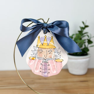 Nutcracker Clay Ornament