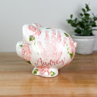 Elegant Flower Petite Piggy Bank