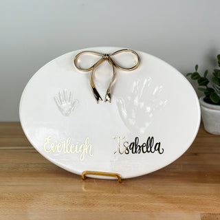 Classic Clay Bow Plaque