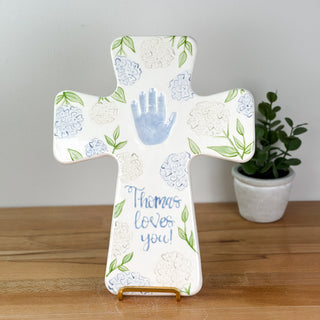 Sadie's Hydrangea Clay Cross Plaque