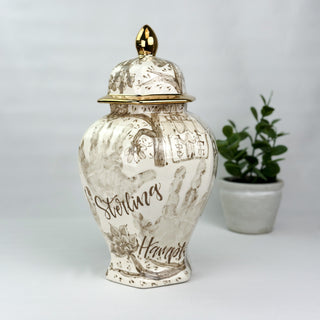 Classic Chinoiserie Keehln Ginger Jar