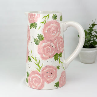 Elegant Flowers Pitcher