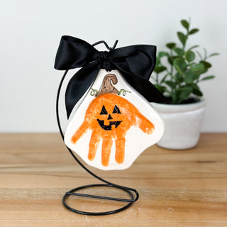 Pumpkin Clay Ornament