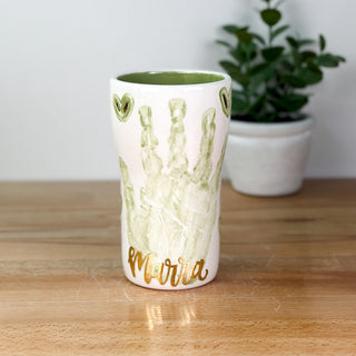 Textured Hearts Mug