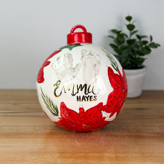 Poinsettia Jumbo Ornament