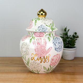 Sadie's Hydrangea Meghan Ginger Jar