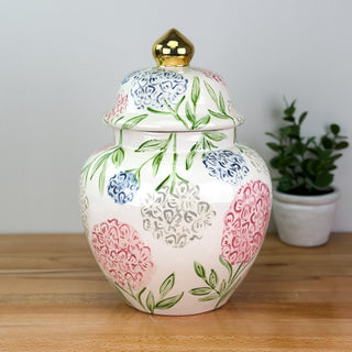 Sadie's Hydrangea Meghan Ginger Jar