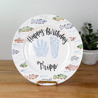 Fish Birthday Cake Plate