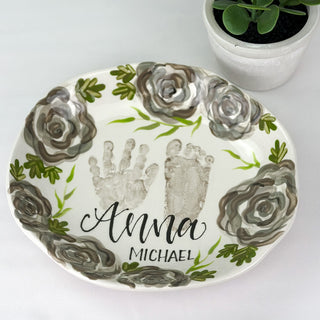 Elegant Flowers Dish