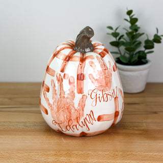 Gingham Tall Pumpkin