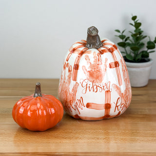 Gingham Tall Pumpkin