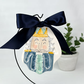 Nutcracker Clay Ornament