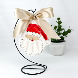 Santa Clay Ornament