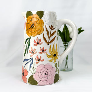 Boho Florals Pitcher