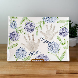 Sadie's Hydrangea Wide Platter