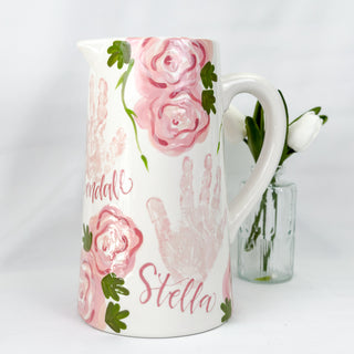 Elegant Flowers Pitcher