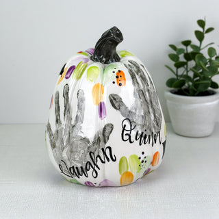 Halloween Brushstrokes Tall Pumpkin