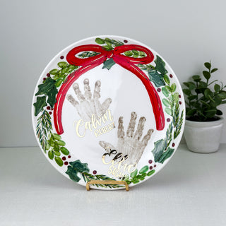 Holiday Wreath Platter