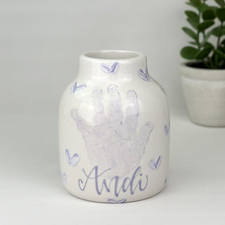 Textured Hearts Bud Vase