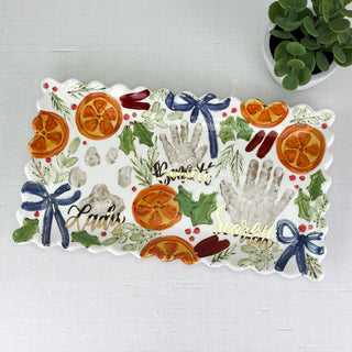 Citrus Garland Wide Platter