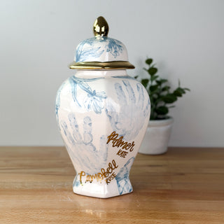 Beachy Chinoiserie Keehln Ginger Jar