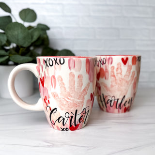 Valentine's Brushstrokes Mug