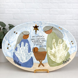 Nativity Wide Platter