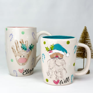 Santa and Reindeer Mug